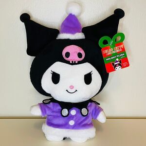 NWT Sanrio Kuromi in Holiday Costume Plushie from HK Friends Collection, 11”